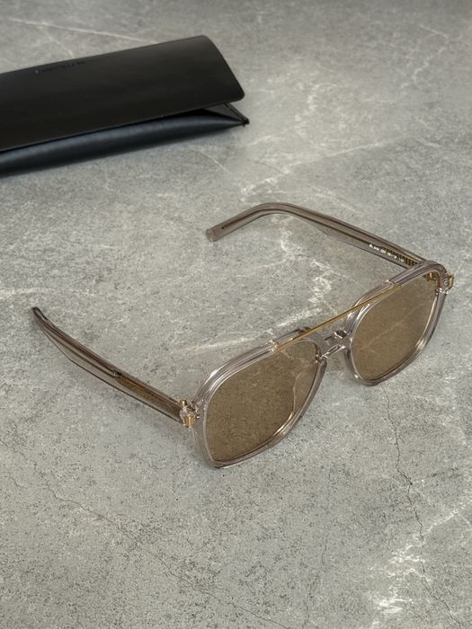Сонцезахисні окуляри Saint Laurent SL545 солнцезащитные очки сен лоран авіатор авиатор бежеві