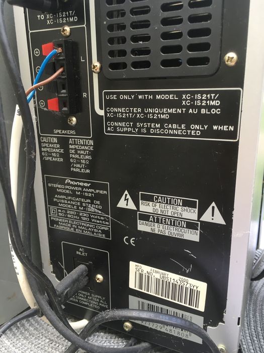 Музичний центр pioneer XC-21T, M-IS 21. Піонер: 3 400 грн