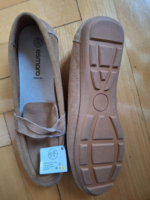 Buty damskie mokasyny 39