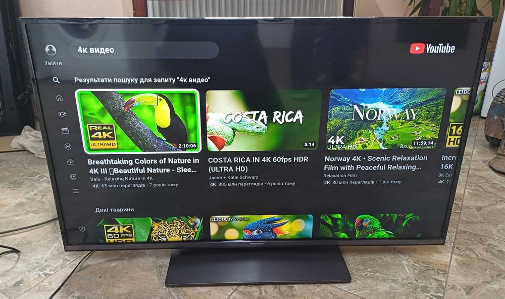 Телевізор 43 дюйми Panasonic TX-43GXW584 120 Гц 4К  Ultra HD Smart TV