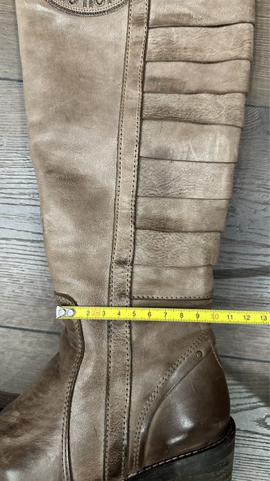 Сапоги шкіряні жіночі