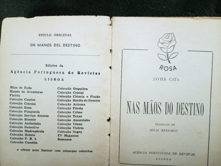 Nas mãos do destino - Publicação agencia portuguesa d revistas