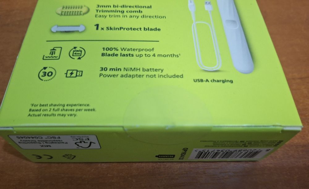 Nowa elektryczna maszynka do golenia Philips OneBlade Intimate