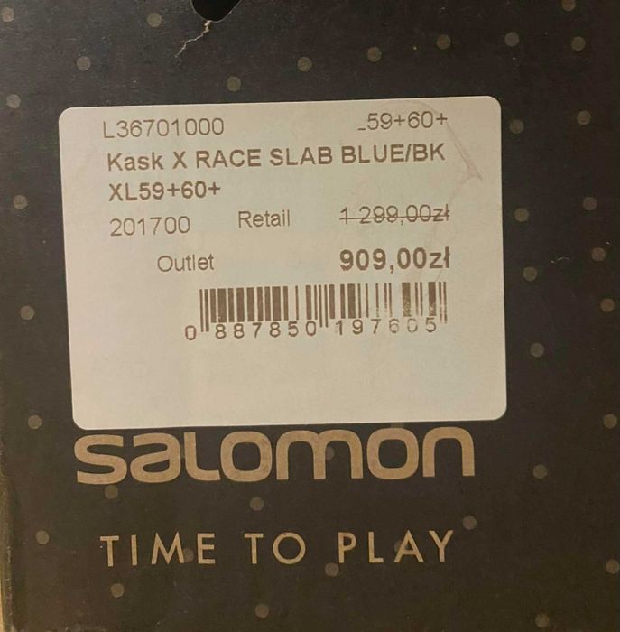 Kask narciarski salomon