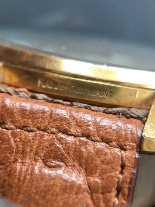 cauny calibre AS1130 relógio corda pulso homem plaquê ouro 20 microns