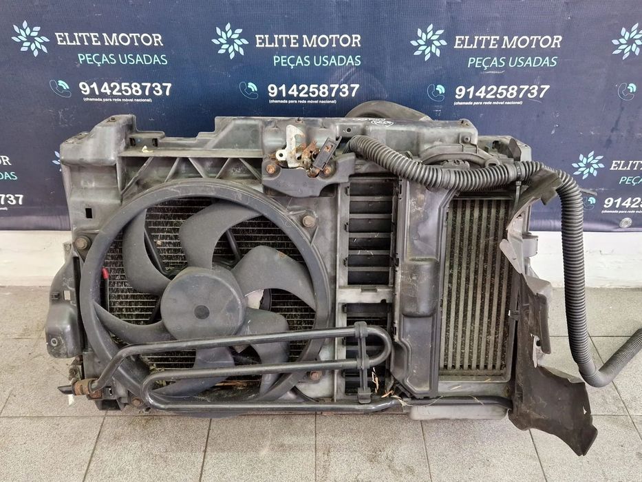 Frente de fibra com radiadores PEUGEOT 407 2.0 HDI 136CV VENTILADOR
