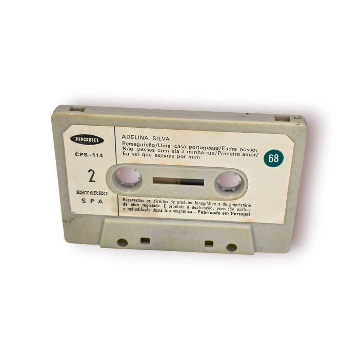 Cassete Vintage Adelina Silva – Percartex CPS-114 (Anos 70/80)