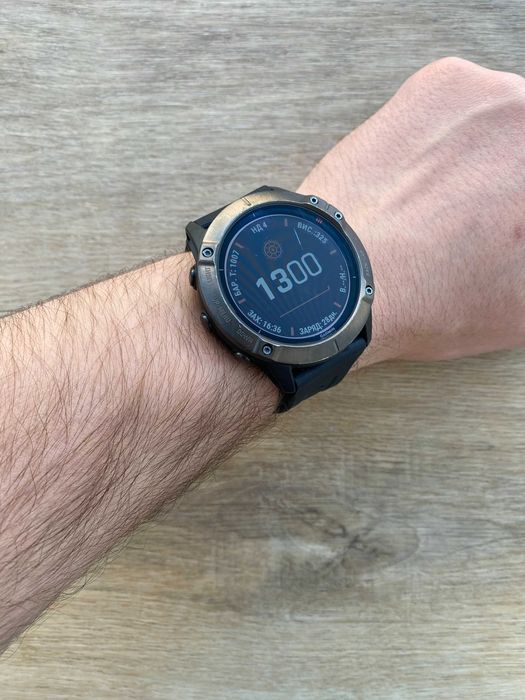 Garmin Fenix 6X Pro Solar Титановий | Дуже гарний стан | Гарантія