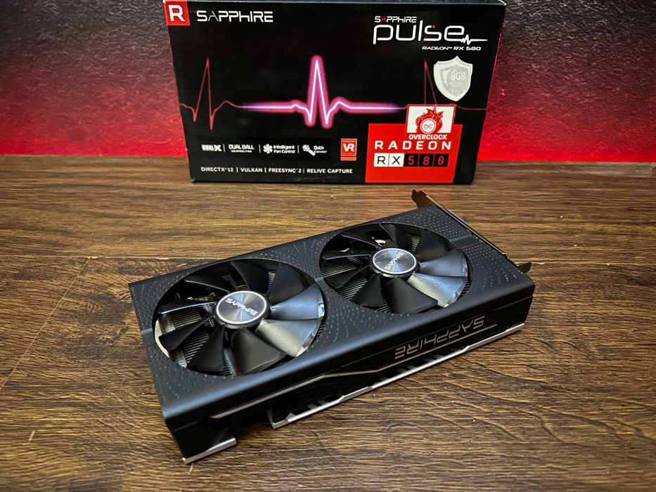SUPER! Игровая видеокарта AMD RX 580 8GB GDDR5 Sapphire Гарантия!