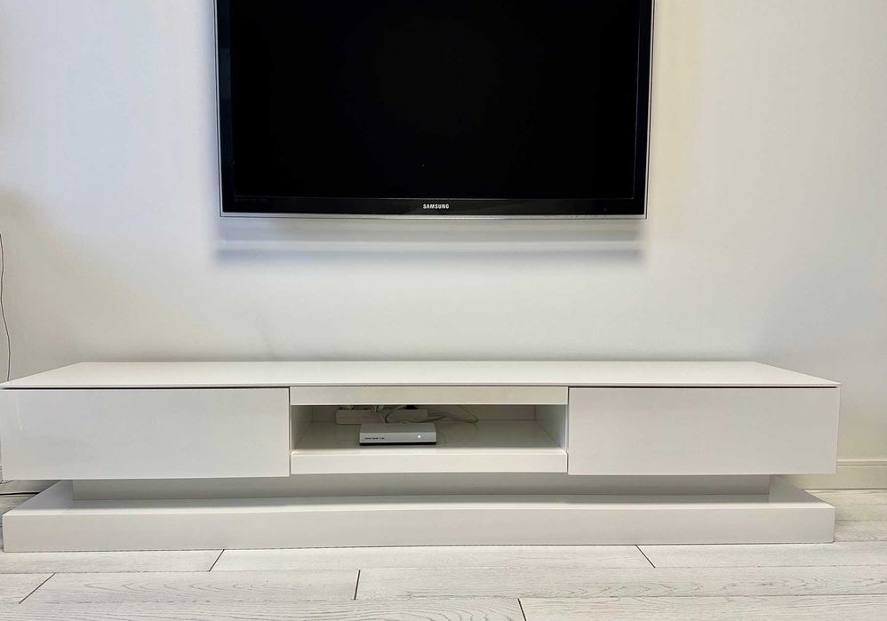 Szafka RTV biała połysk