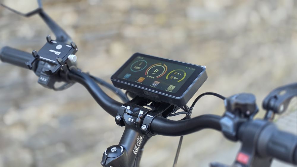 Мощный скоростной горный электровелосипед 1500W 48V Ebike