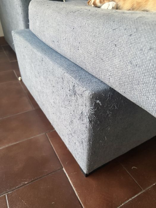 Sofa azul  usado