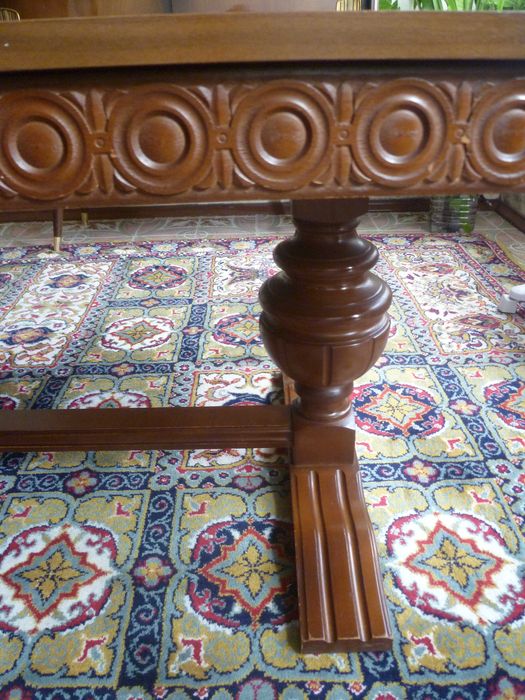 Mesa sala de estar retangular em madeira VINTAGE anos 60-70 Alemanha