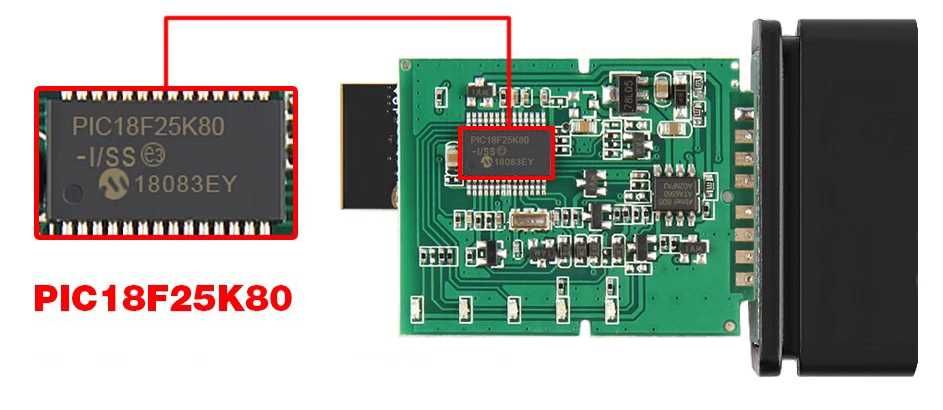 Автосканер ELM327 v1.5 WI-FI iOS iPhone Android чип PIC18F25K80