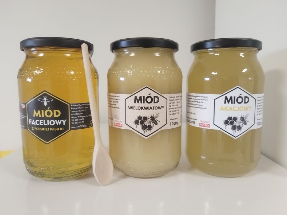 Zestaw Miodów z Własnej pasieki 1200g