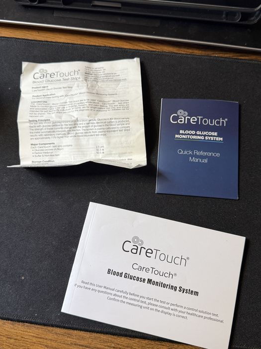 Пристрій для виміру глюколи в крові