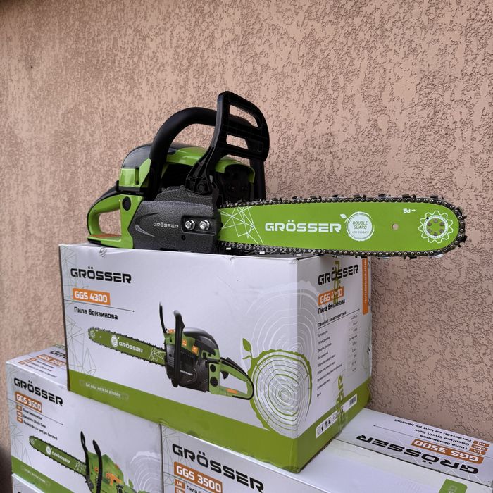 Потужна бензопила Grosser GGS 4300