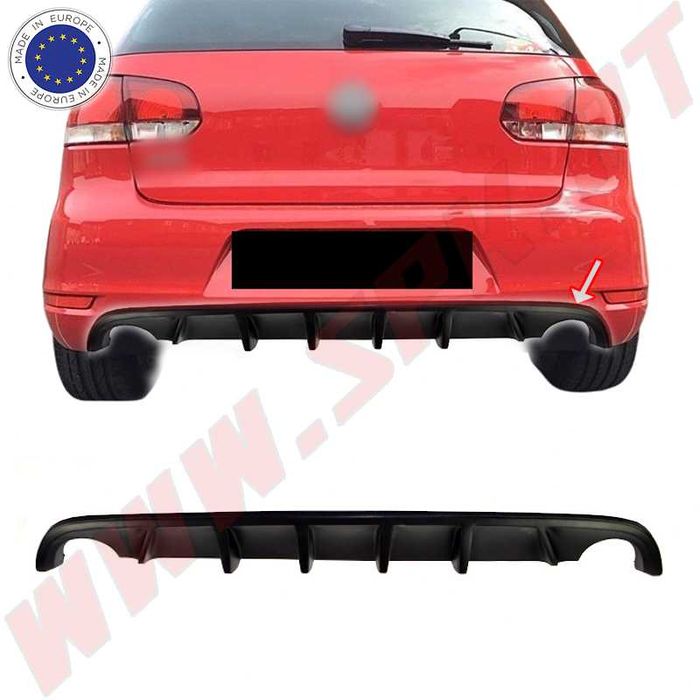 Difusor Traseiro - VW Golf 6 GTI / GTD (08-12) - Novo