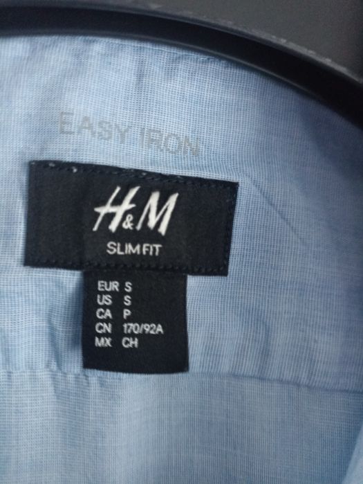 Koszula męska H&M S 36 slim fit