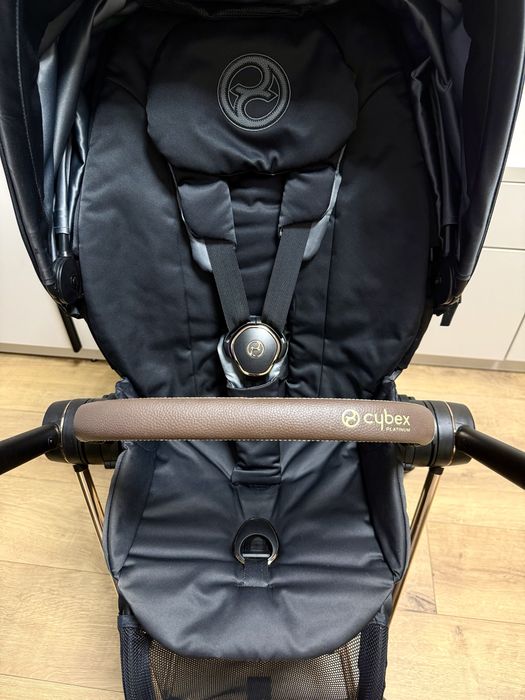 Коляска Cybex Mios 4.0 Rose Gold 2025 Platinum Premium Black