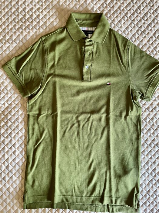 Tommy Hilfiger Polo slim em algodão biológico por estrear