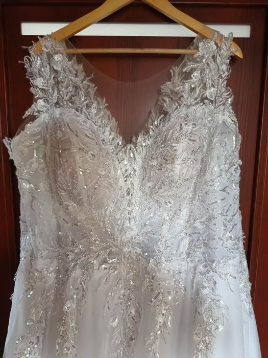 Suknia ślubna wzrost 170cm + obcas