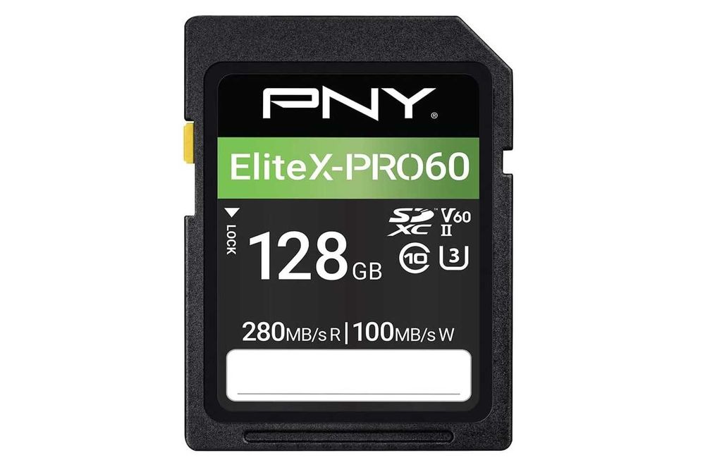 PNY EliteX-Pro60 SDXC 128GB V60 UHS-II - NOVO