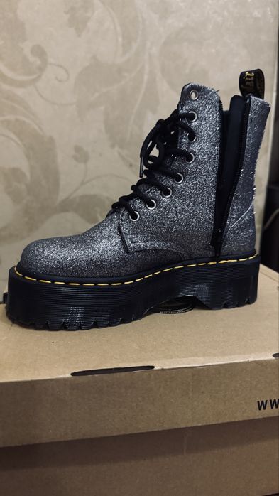 Dr. Martens Jadon Glitter (оригинал, блестящие, на платформе) 37 р.