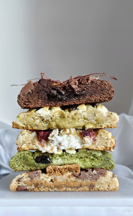 Torty Bento Musowe, Mini Sernik Baskijski, Ciastka NY Crumble Cookies