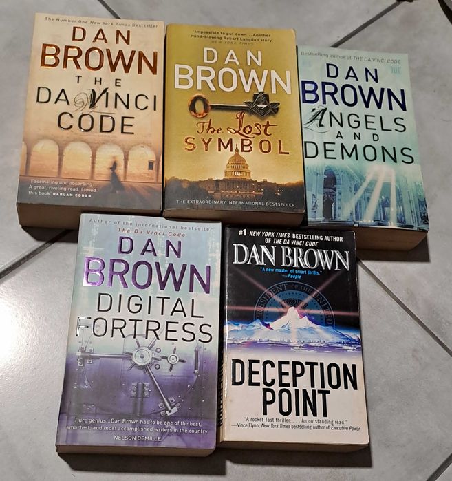 Livros Dan Brown Ingles