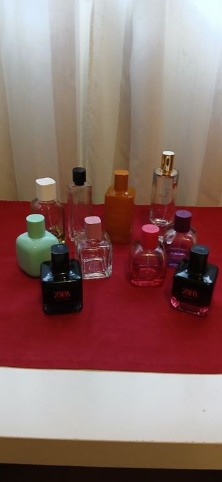 Frascos de perfume Zara, vazios
