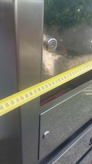 Modulo de 10 caixas de correio êm inox 316