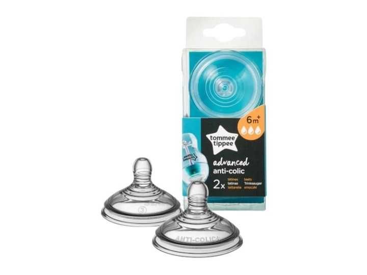 Tommee Tippee SMOCZEK ANTYKOLKOWY na butelkę 6+  2szt  *NOWE*