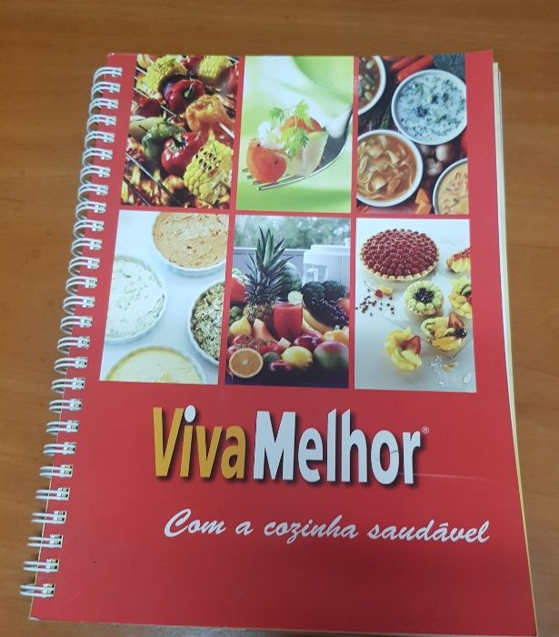 Livro Viva Melhor com a Cozinha Saudável
