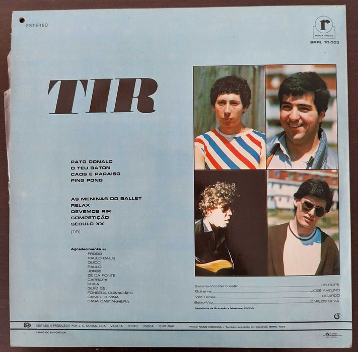 raro vinil: TIR “Ping pong”