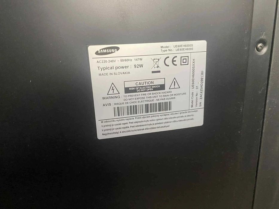 Telewizor Samsung 60''  UE60EH60