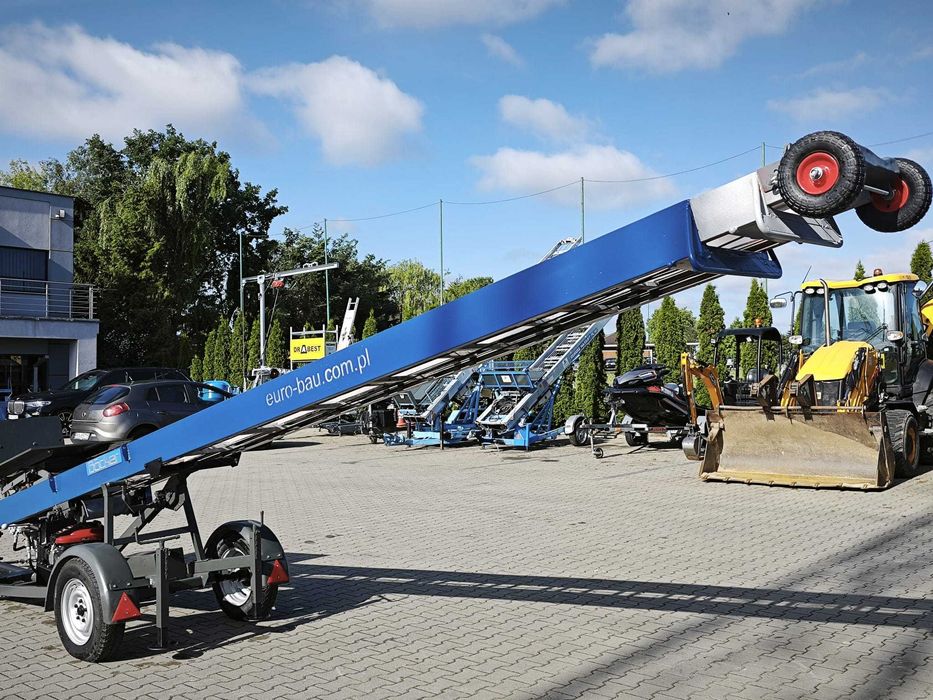 Winda Drabina Wciągarka Dekarska Boecker FL-16 Spalinowa 16m na przyczepie
