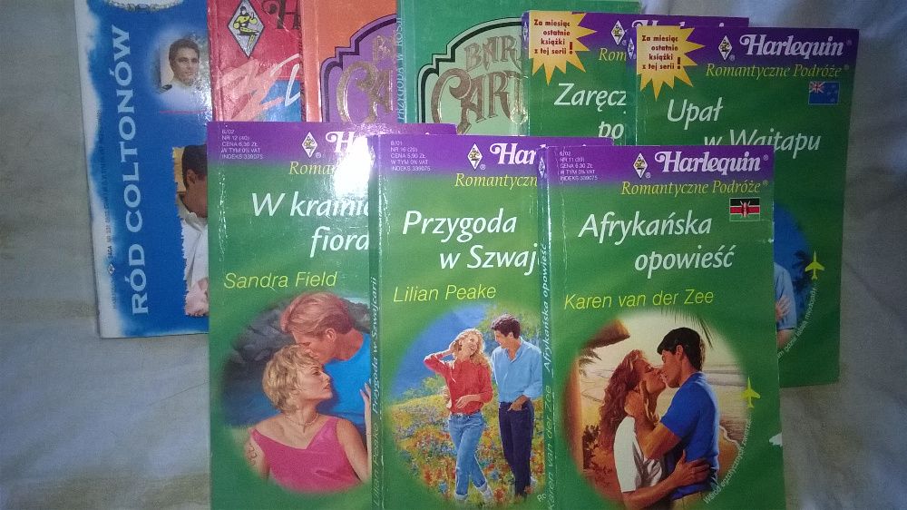 książki,romanse,Harlequin