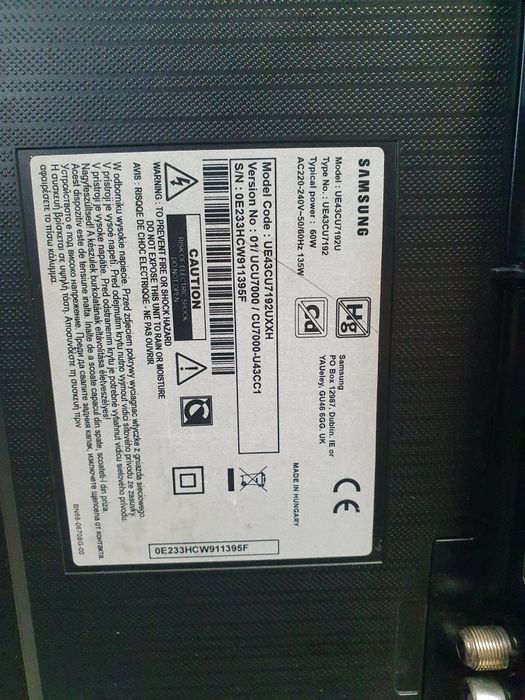 Części do tv samsung.