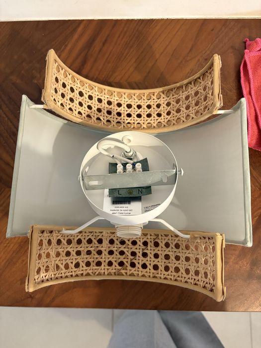 Aplique parede Sklum verde água