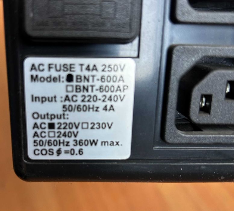 ДБЖ.UPS, Powercom PCM BNT-699A 600 , 360W