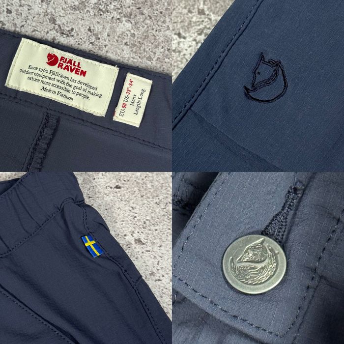 (Оформлено) Чоловічі туристичні штани Fjällräven High Coast Hike в 50/33-34 розмірі та новому стані