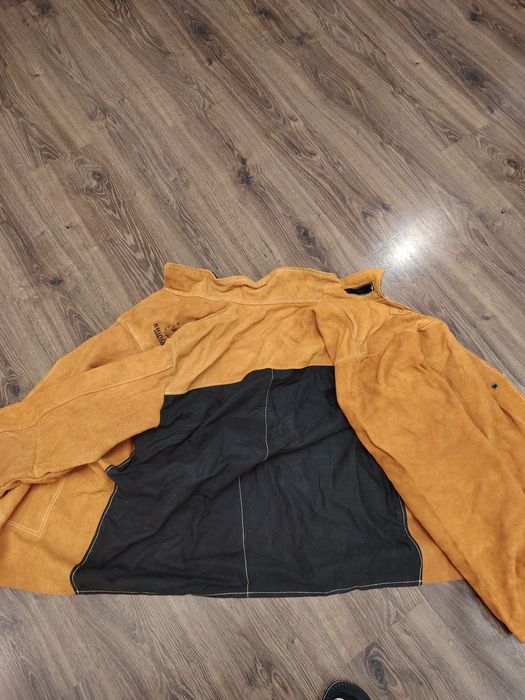 Skórzana Kurtka spawalnicze Rhino