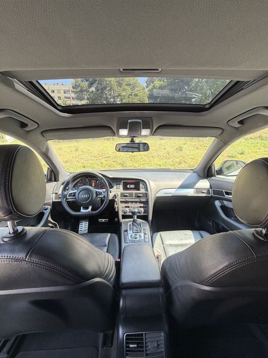 Audi A6 C6 3.0 TDI Quattro 70€ IUC | TETO ABRIR | PELE | BOSE | XENON | LED | F1 | NARDO GREY