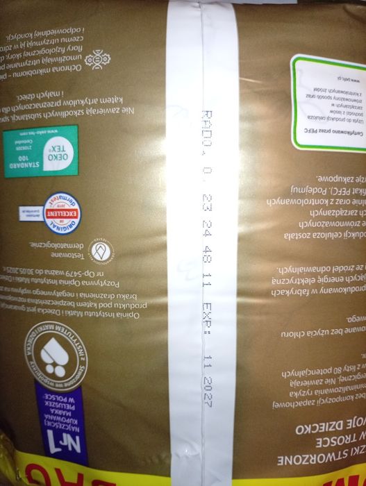 Dada złote extra care 3 Jumbo bag pieluchy