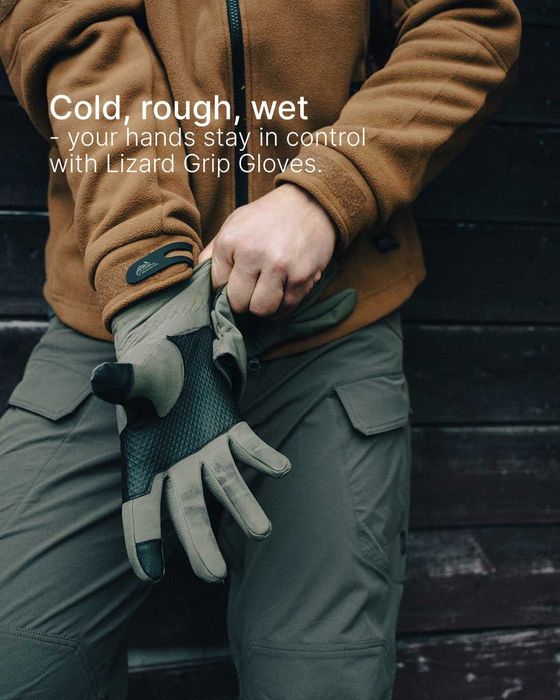 ‼️ Helikon-Tex Рукавиці Lizard Grip робочі перчатки сенсорні фліс ‼️