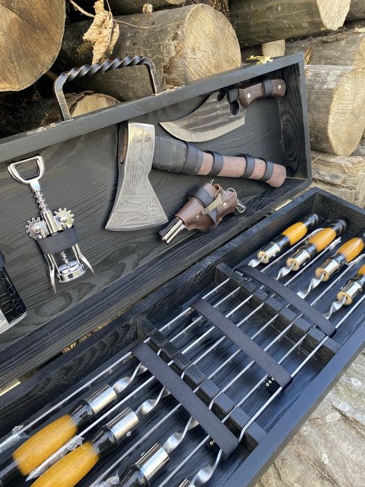 Шампура Набір Шампурів Подарунок Командиру