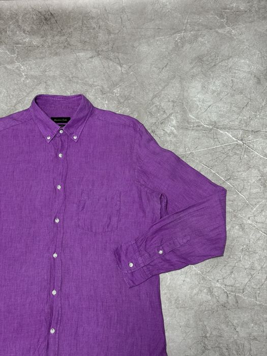 Лляна сорочка Massimo Dutti (оригінал)