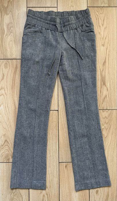 Szare wełniane spodnie Tiffi M