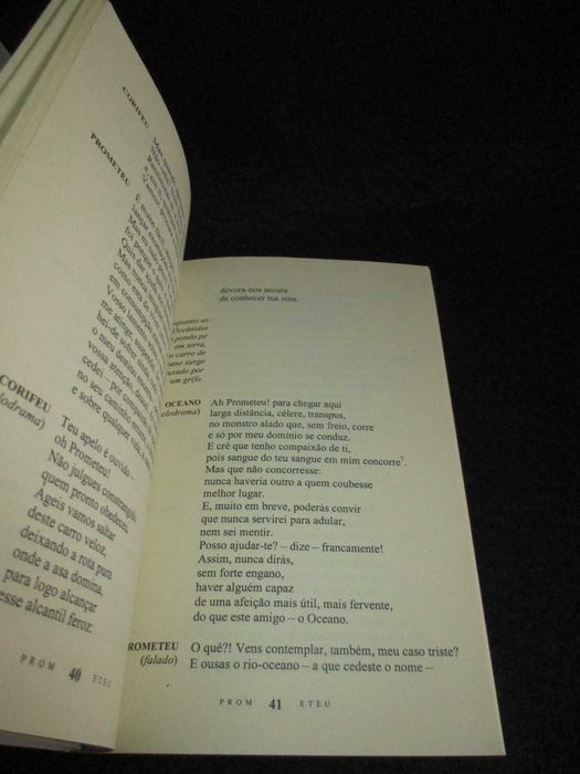Livro Prometeu Agrilhoado Ésquilo